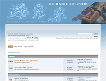 Tablet Screenshot of femsrule.com